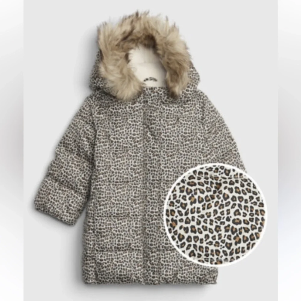 Gap Girls ColdControl Ultra Max PrimaLoft Long Puffer Jacket Size 3 Toddler